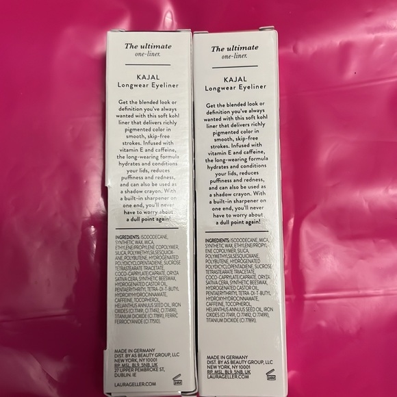 Laura Geller Kajal Longwear Eyeliner PETAL PINK DEEP KOHL BLACK NEW BNIB Pick 1 - Picture 5 of 5